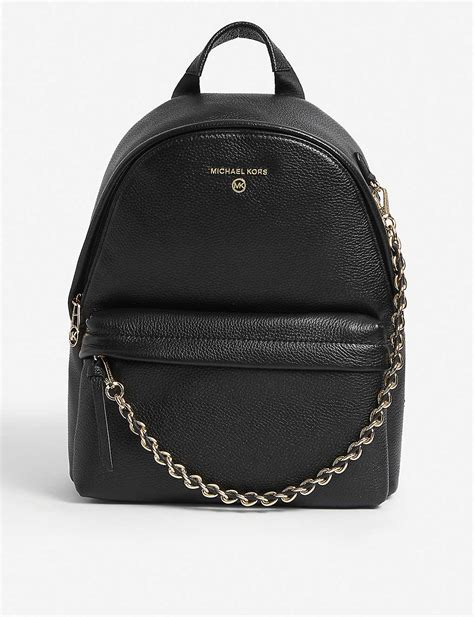 michael kors slater xs|michael kors pebbled leather backpack.